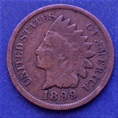 1899 Indian Head cent amerikai réz érme