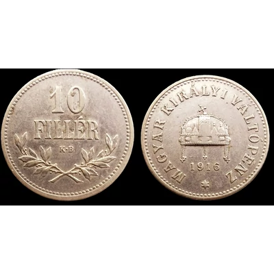 1916 10 Fillér