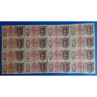 1930 100 pengő csillagos, 16 db sorszámkövető bankjegy Numizmatika - bankjegyek