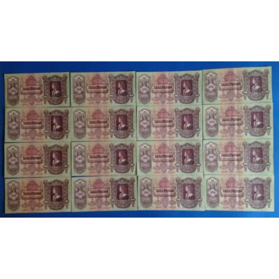 1930 100 pengő csillagos, 16 db sorszámkövető bankjegy Numizmatika - bankjegyek