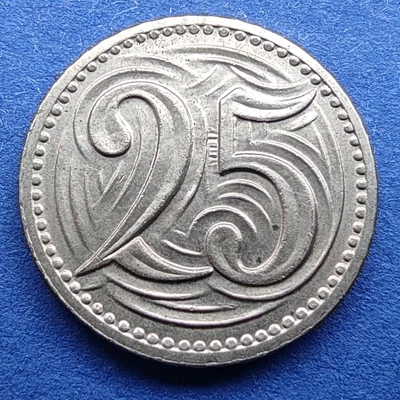 1933 25 Haleru Csehszlovákia