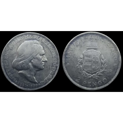 1936 2 Pengő Liszt Ferenc ezüst emlékérme