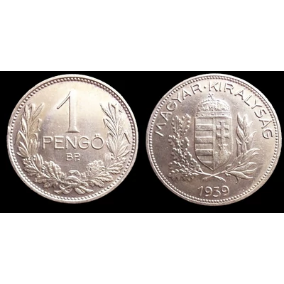1939 1 Pengő ezüst érme 