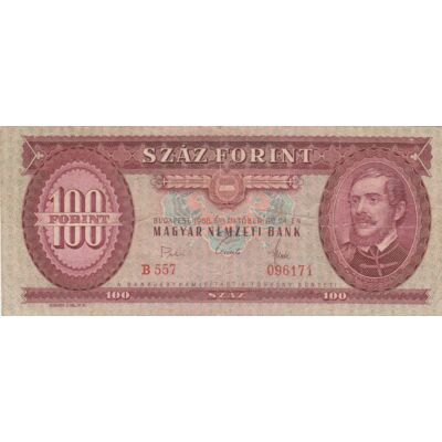 1968 100 forint bankjegy F+ Numizmatika-bankjegyek