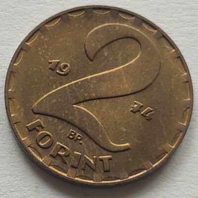 1974 2 forint érme előlap
