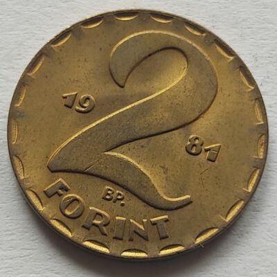 1981 2 forint érme előlap