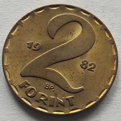 1982 2 forint érme előlap