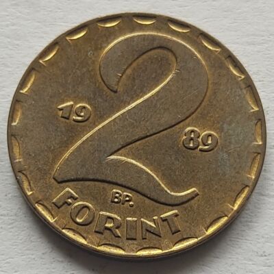 1989 2 forint érme előlap