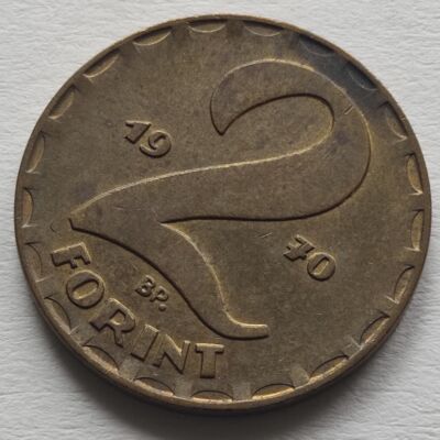 1970 2 forint érme előlap
