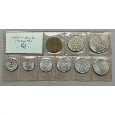 1973 forint forgalmi érme sor balos