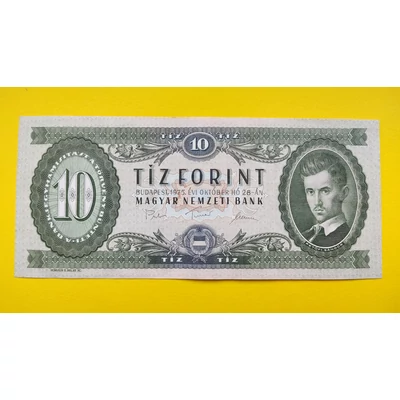 1975 10 forint bankjegy Numizmatika-bankjegyek