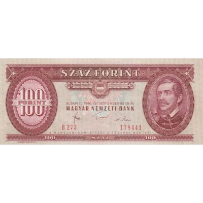 1980 100 forint bankjegy XF Numizmatika-bankjegyek