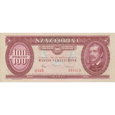 1984 100 forint bankjegy XF Numizmatika-bankjegyek
