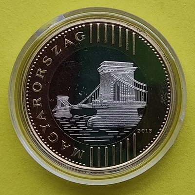2013 200 forint PP érme forgalomba szánt rollniból kapszulában Numizmatika - Érmék, érme