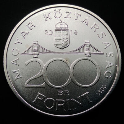 2014 200 forint BU piefort érme