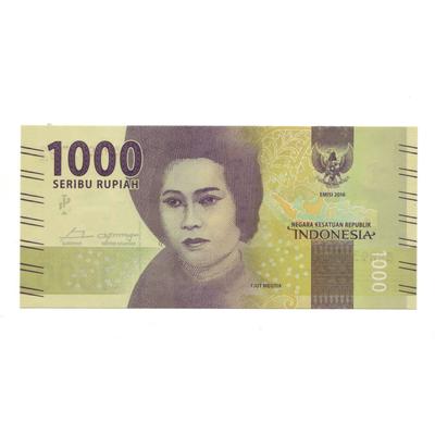2016 Indonézia 1000 Rupiah (Rúpia) UNC bankjegy. Sorszámkövető is lehet! Numizmatika - bankjegyek
