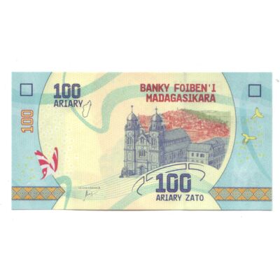 2017 Madagaszkár 100 Ariary UNC bankjegy. Numizmatika - bankjegyek