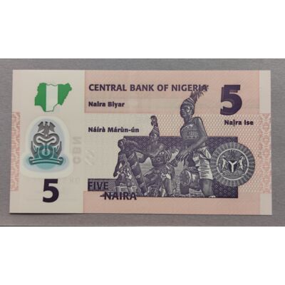 2018 Nigéria 5 Naira UNC bankjegy