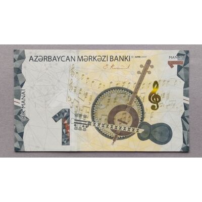 2021 Azerbajdzsán 1 Manat UNC bankjegy