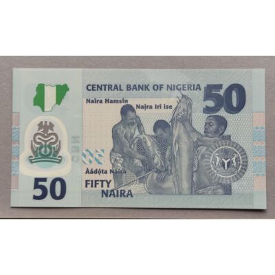 2020 Nigéria 50 Naira UNC bankjegy