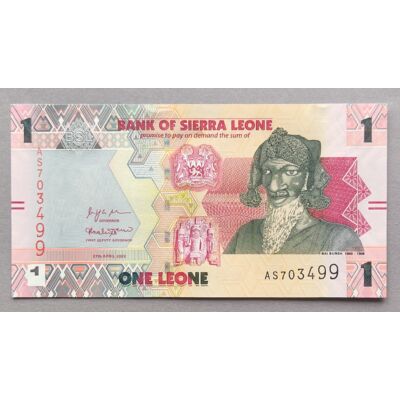 2022 Sierra Leone 1 Leones UNC bankjegy