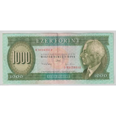 1993 1000 forint bankjegy, D sorozat