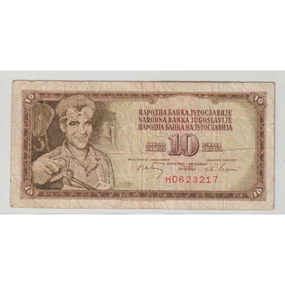 1978 – 10 dinara bankjegy – Jugoszlávia