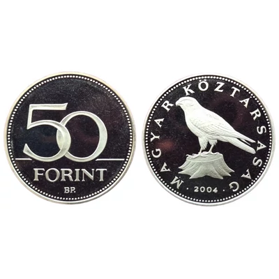 2004 50 forint PP érme - Mindössze 7000 darabos proof kiadás