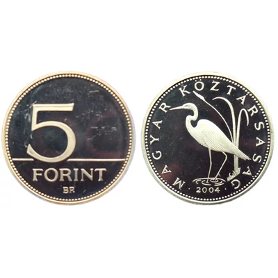 2004 5 forint PP érme - Mindössze 7000 darabos proof kiadás