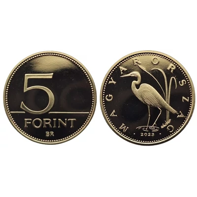 2023 5 forint PP érme - Mindössze 7000 darabos proof kiadás