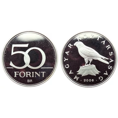 2006 50 forint PP érme - Mindössze 7000 darabos proof kiadás