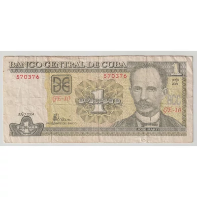 2004 – 1 peso bankjegy – Kuba
