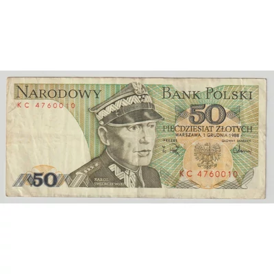 1988 – 50 złotych – Lengyelország