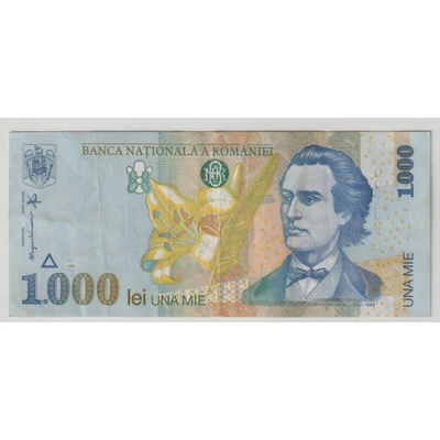 1998 1000 Lei bankjegy Románia