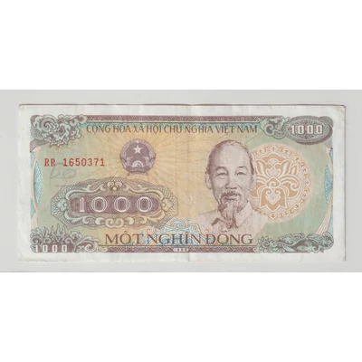 1988 1000 Dong bankjegy Vietnam