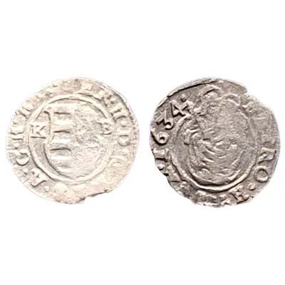 1634 II. Ferdinánd ezüst dénár  K-B Éh-916