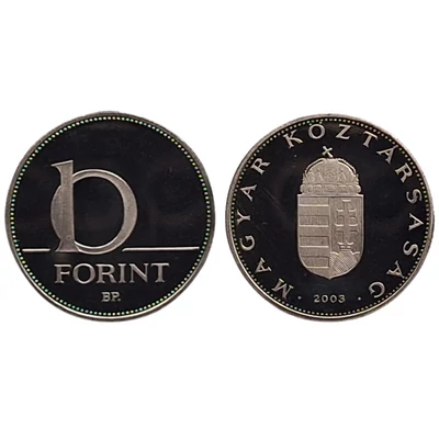 2003 10 forint PP érme - Mindössze 7000 darabos proof kiadás