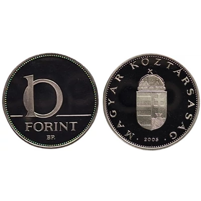 2005 10 forint PP érme - Mindössze 7000 darabos proof kiadás
