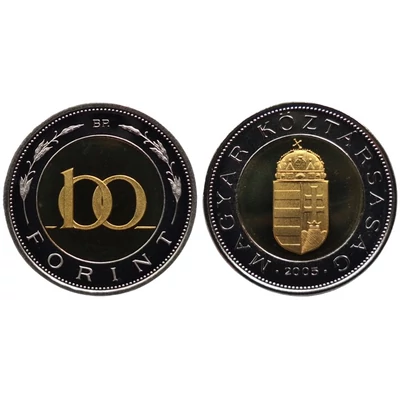 2005 100 forint PP érme - Mindössze 3000 darabos proof kiadás