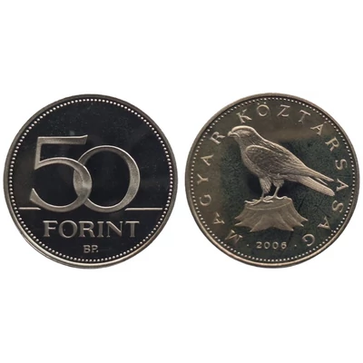 2006 50 forint PP érme - Mindössze 7000 darabos proof kiadás