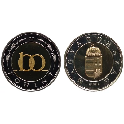 2023 100 forint PP érme - Mindössze 3000 darabos proof kiadás