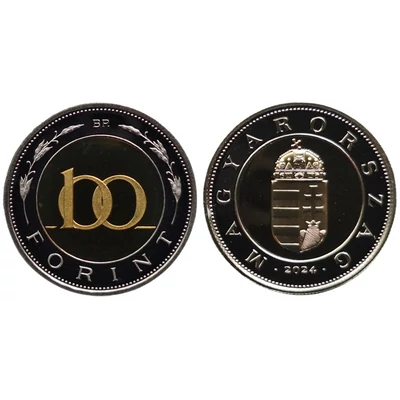 2024 100 forint PP érme - Mindössze 3000 darabos proof kiadás