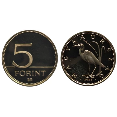 2023 5 forint PP érme - Mindössze 7000 darabos proof kiadás
