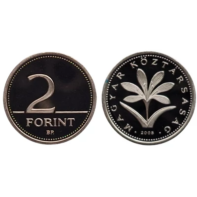 2005 2 forint PP érme - Mindössze 3000 darabos proof kiadás