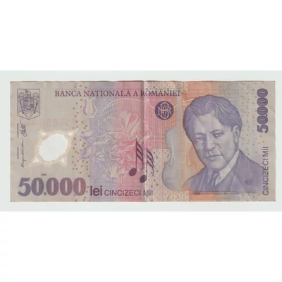2001 50000 Lei bankjegy (Románia)