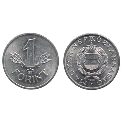 1988 1 Forint forgalmi érme, verdefényes