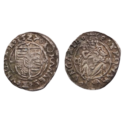 Szapolyai János dénár – 1527, CM Kassa verdejegy (ÉH 699/a)