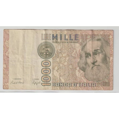 1982 1000 líra bankjegy (Olaszország) VF