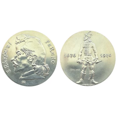 1976 MÉE Budapesti Csoport II. Rákóczi Ferenc ezüst emlékérme