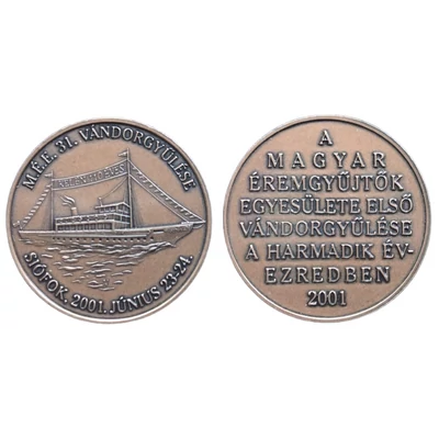 2001 MÉE Siófoki Csoport XXXI. Vándorgyűlés emlékérme